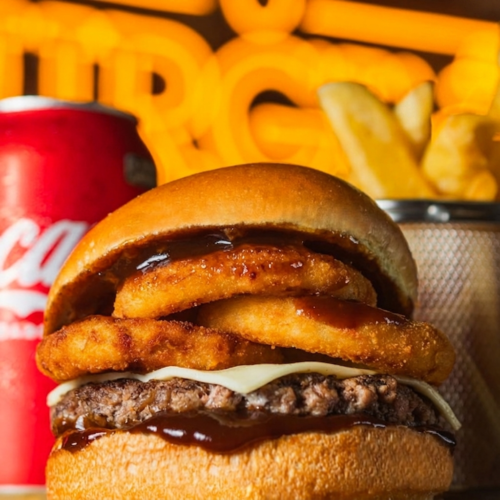 Classic Onion Rings Individual + Coca-Cola + Fritas